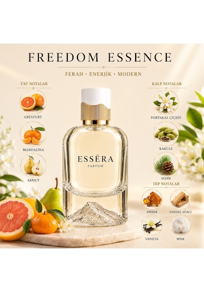 Essera Parfüm Freedom Essence Erkek Parfüm EDP 50 ML
