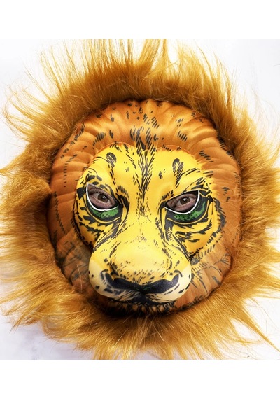 Peluş Aslan Maskesi Kahverengi Yeleli Mega Peluş 33 No 5047 +0