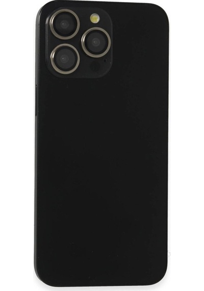 Joko Apple  Uyumlu iPhone 15 Pro Max Pvd Metal Kamera Lens - Siyah