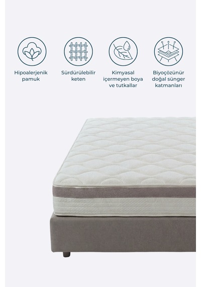 Firenze Ultra Ortopedik Anti Stres Memory Foam Yatak Made İn Italy