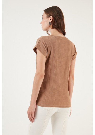 Lela Bayan Bluz 5865039 Camel CAMEL