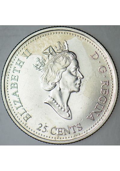 Kanada 25 Cent 2000 Hatıra-üçüncü Milenyuma Giriş.