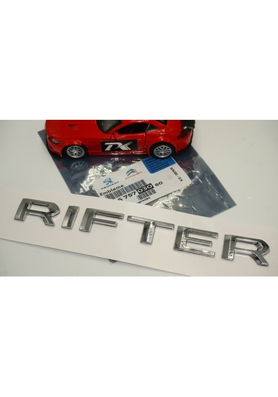 Peugeot Rifter Yeni Nesil Krom ABS 3M 3D Bagaj Yazı Logo