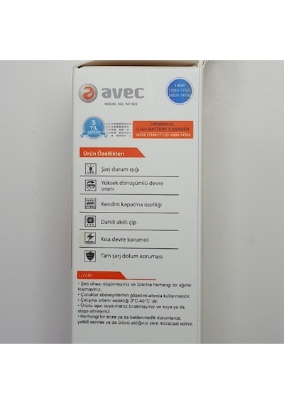 Avec Av 622 Lı On Pil Şarj Cihazı
