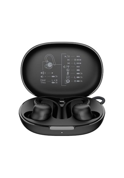 Soundform Activefit Kablosuz Kulaklıklar, Dahili Mikrofon, Usb-c Hızlı Şarj, 36 Saat Pil Ömrü, Ip54 Suya Dayanıklılık Siyah
