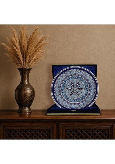 E38 El İşçiliği Çini Tabak 30 Cm - 6652