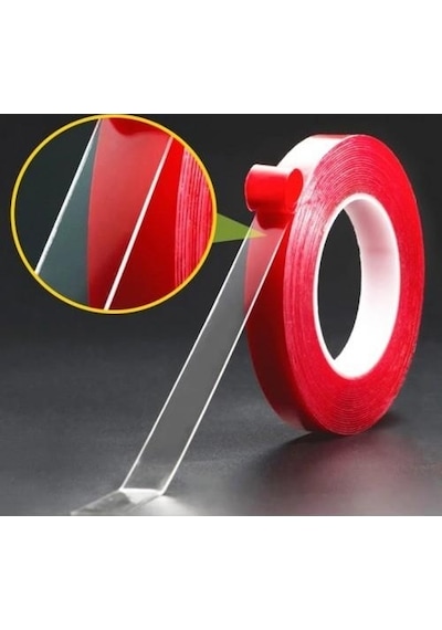 3b Trend Çift Taraflı Çok Kuvvetli Silikonlu Su Geçirmez Akrilik Şeffaf Bant 20mm X 2mt