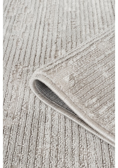 Denf Home Pamuk Taban Yumuşak Doku Özel Kesim Modern Salon Koridor Oturma Mutfak Halısı Kilim Yolluk Gri