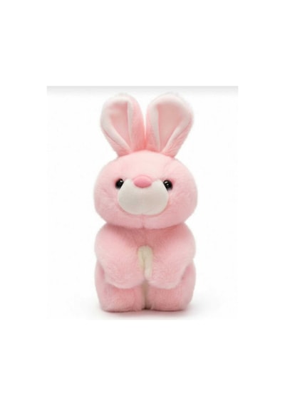 Sevimli Peluş Hayvanlar Kola Bileğe Eşyaya Takılabilen 16cm Hediyelik Sincap,tavşan,koala,maymun,fil Pembe
