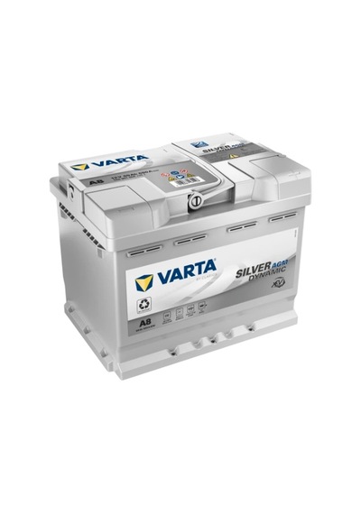 560901068 - 12v 60ah Sılver Dynamıc Agm H5/l2 D52-a8 - Varta