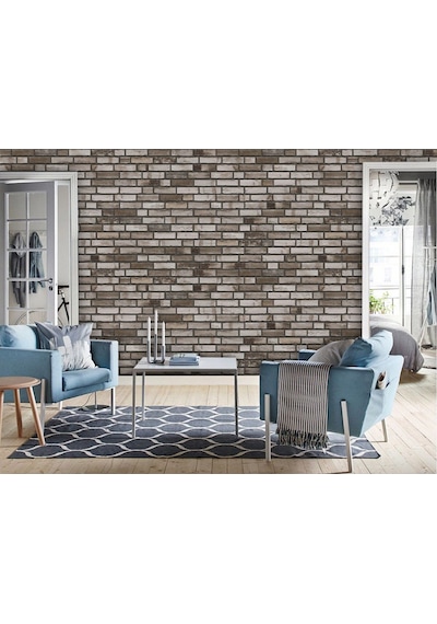 3 Boyutlu Taş Desen Duvar Kağıdı (397457399)