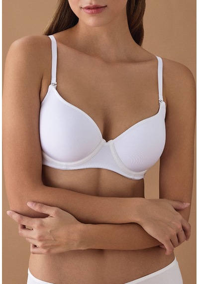 Intense 1050 Big Size B-c-d Ultra Soft Cup Sütyen - Beyaz