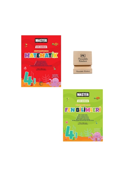 Okyanus Yayınları 4. Sınıf Master Matematik Ve Fen Bilimleri Soru Bankası + Telefon Standı