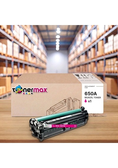 Hp 650a Ce273a Kırmızı Uyumlu Toner - Çipli / Color Laserjet Enterprise Cp5525 / M750