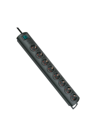 Brennenstuhl Primera Line 8'li Priz 2 Metre Siyah
