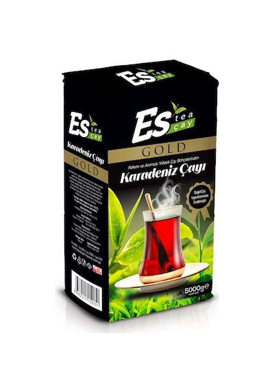 Es Tea Gold Karadeniz Siyah Dökme Çay 5 KG