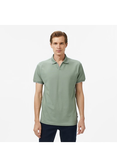 Nautica Erkek Yeşil Classic Fit Polo Yaka T-shirt 026 K55346t Yeşil