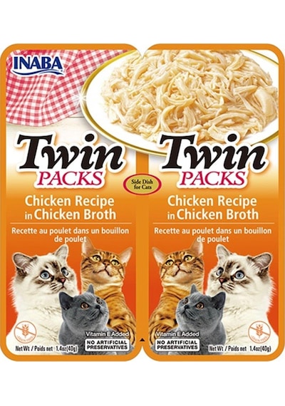 Ciao Twins Churu Tavuk Etlı Tavuk Sulu Kedi Çorbası 2 X 40 Gr