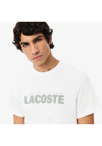 Lacoste Th0217-737 Erkek Tişört Beyaz