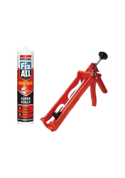 Fixall Hıgh Tack Montaj Silikonu, Korniş Yapıştırıcı 290 Ml Beyaz Silikon Tabancası Diğer