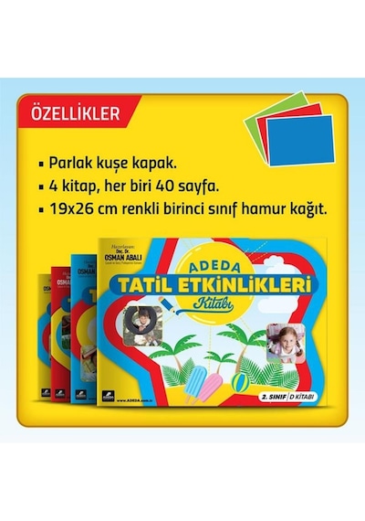 Adeda Tatil Etkinlikleri Kitabı-2.Sınıf
