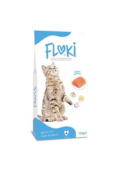 Floki Somonlu Yetişkin Kedi Maması 15 KG