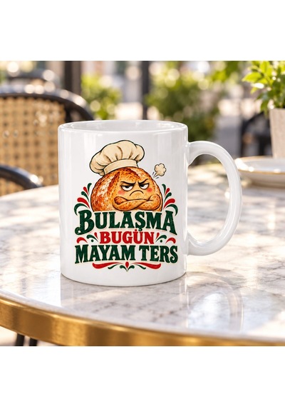 Bana Bulaşma Tasarımlı Porselen Kupa - Model 733 Diğer