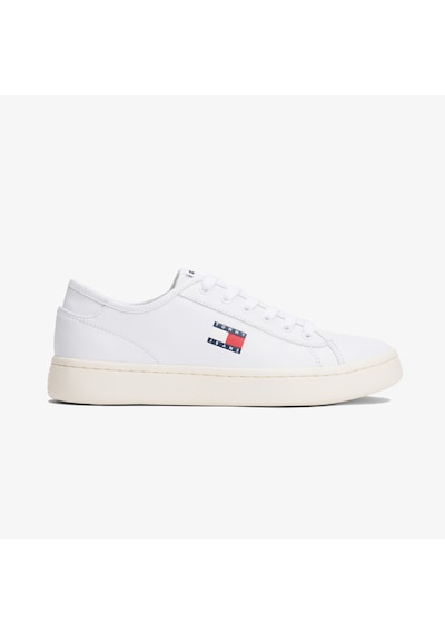 Tommy Hilfiger Tommy Jeans Court Low Kadın Beyaz Spor Ayakkabı En0en02875 Beyaz
