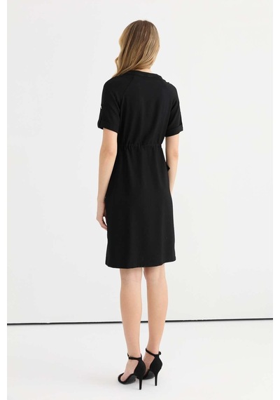 Selen Kadın Elbise 25ysl7571 Siyah