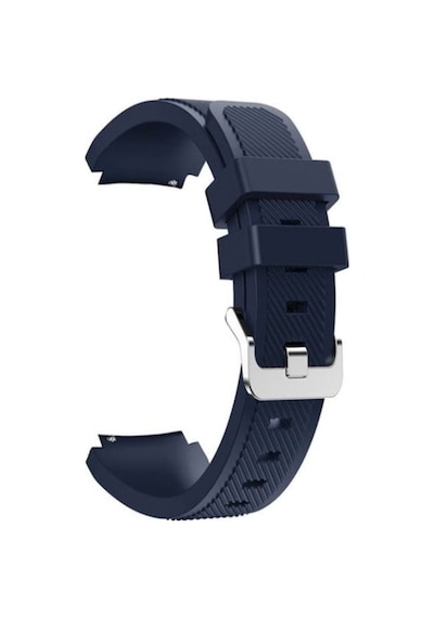 Adige Samsung Uyumlu Gear S3 22mm Kordon Kayış Çizgili Silikon 22/czg