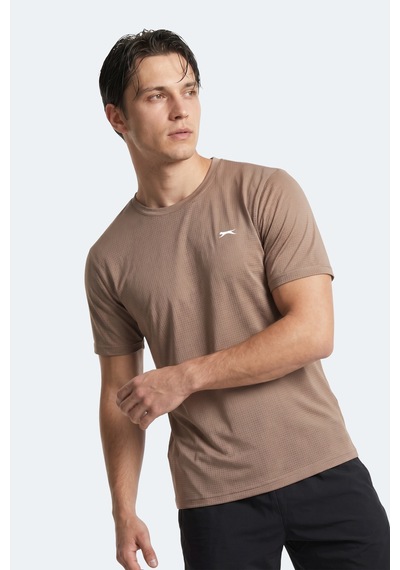 Slazenger Hardflex Erkek Vizon Tişört