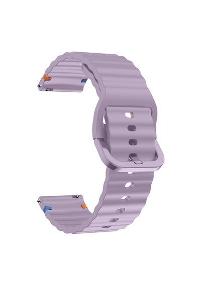 Huawei Watch Gt4 41mm İle Uyumlu Dalga Desenli Tokalı Yumusaş Soft Silikon Kordon