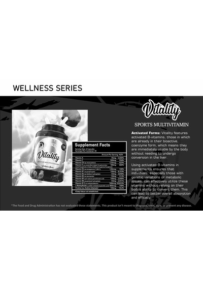 Centurion Labz Vitality Vitamin Complex 120 Vegan Kapsül