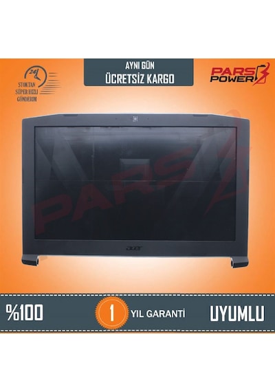 Acer Uyumlu Nitro 5 AN515-42-R9G6 Lcd Cover - Bezel Ekran Kasası - Çerçeve Set (Pars Power) 754238