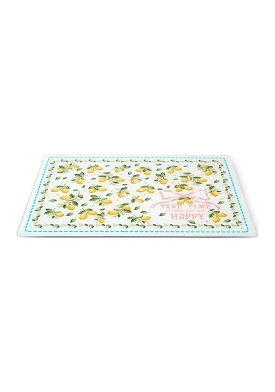 Tr Yıldız Limone Cam Kesme Tahtası 20x30 Cm Genel
