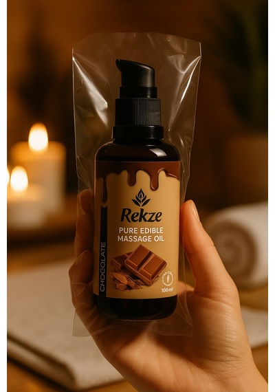 Rekze Aromaterapi Masaj Yağı 100 Ml Çikolata Ve Çilek Esanslı, Doğal Formül - 744675886