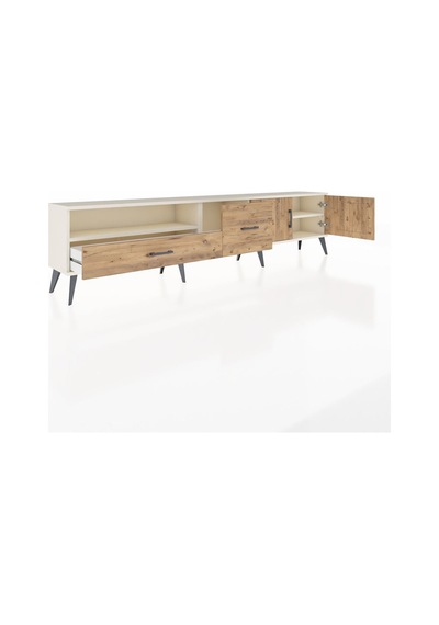 Arges Tv Ünitesi 2 Raflı 2 Çekmeceli 2 Kapaklı 220x30x51 Aytaşı-çam Atlas Çam/atlas Çam - Aytası Arges Tv Ünitesi 2 Raflı 2 Çekmeceli 2 Kapaklı 220x30x51 Aytaşı-çam Atlas Çam/atlas Çam - Aytası
