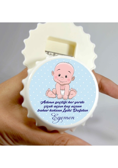 Baskiistiyorumm Hoşgeldin Bebek Açacak Magnet Açacaklı Kapak Şeklinde Magnet (387485993)