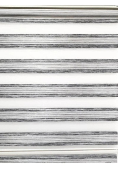 Bambu Geniş Pliseli Renk Geçişli Bambu-gri Zebra Rz-66005 Bambu-gri