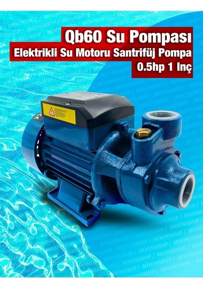 Qb60 Elektrikli Su Motoru 0.5hp 1 Inç Bahçe Pompası Su Pompası 2 Yıl Garaantili Ürün...