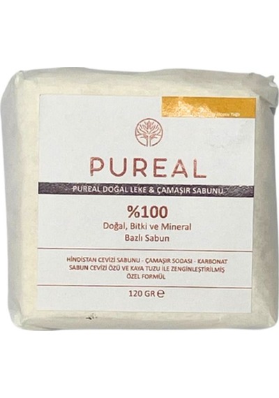 Pureal Doğal Leke & Çamaşır Sabunu 120 G