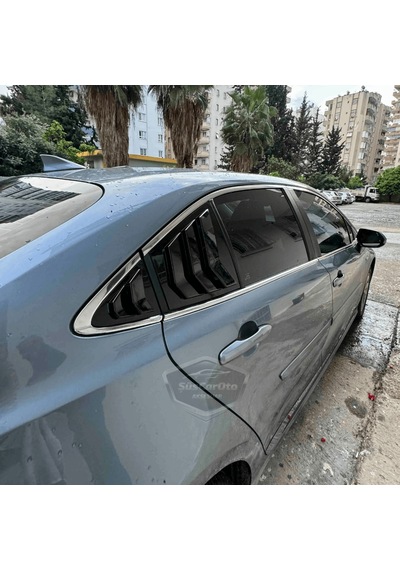 Toyota Corolla 2018 Sonrası E210 Uyumlu Kelebek Cam Izgarası Kelebek Cam Vizörü İthal Havalandırma Sağ Sol Takım Parlak Siyah 1.sınıf 00 Şüscaroto Aksesuar