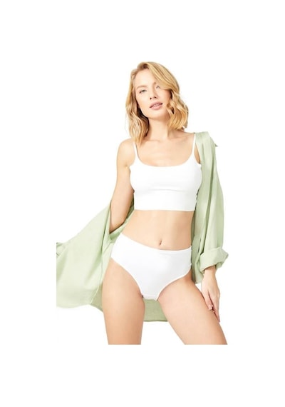 Cottonhill Basic Klasik Pamuklu Geniş Kenarlı Bato Külot 7'li Paket Çok Renkli 2 Çok Renkli
