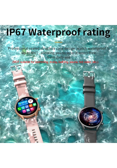 Springsun kt60 Akıllı Saat 1.32" Dokunmatik Ekran Bt Görüşme Sağlık Takibi