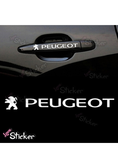 Peugeot Kapı Kolu Ve Jant Oto Sticker, Araba Sticker