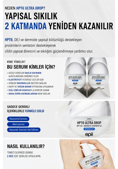 Epii Hpt6 Ultra Drop 5% - Sıkılaştırıcı Serum 30ml