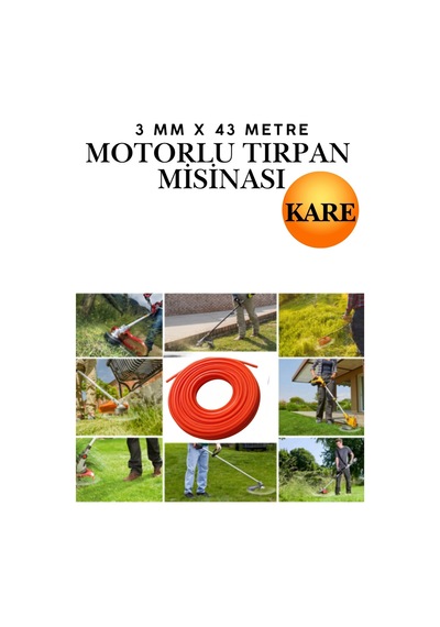 3 Mm 43 Metre Tırpan Misinası Motorlu Tırpan Yuvarlak Misina Çim Ot Biçme Teli Kalın Profesyonel Benzinli Motor Ot Biçme Makinesi Yedek Parçası Aşınmaya Dayanıklı Yüksek Mukavemetli Sarı Kırmızı 3mm 3 Mm 43 Metre Tırpan Misinası Motorlu Tırpan Yuvarlak Misina Çim Ot Biçme Teli Kalın Profesyonel Benzinli Motor Ot Biçme Makinesi Yedek Parçası Aşınmaya Dayanıklı Yüksek Mukavemetli Sarı Kırmızı 3mm
