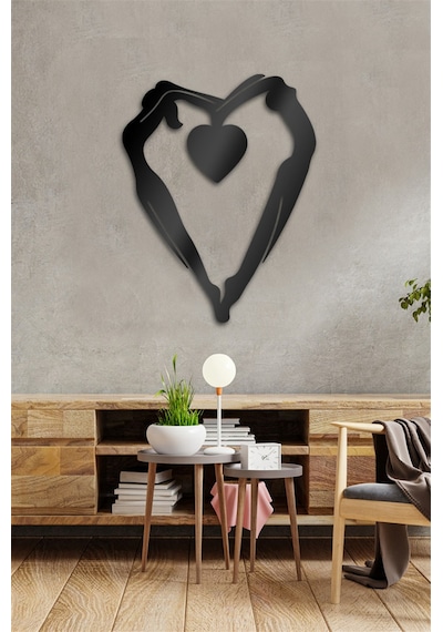 Heart Couple - Metal Tablo