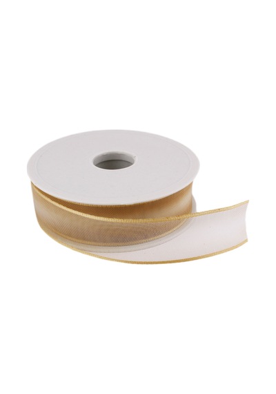 Şifon Kurdele 2.5 Cm (20 Metre) Gold