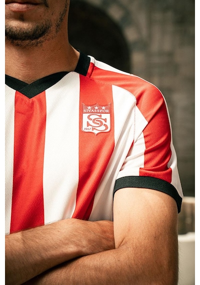 Hummel Sivasspor Efsane Çubuklu Forma 25/26 Kırmızı